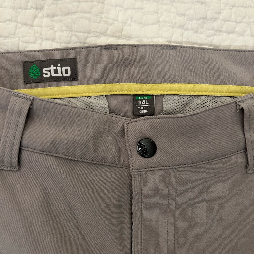 Stio Men's Gray Chinos 34L